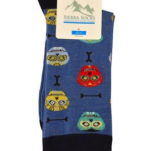Skeleton & Bone Design Colorful Toe Men Socks